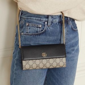 GUCCI GG MARMONT CHAIN WALLET